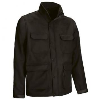 SoftShell Tricapa Valento Jeremy – Chaqueta Negra 3XL