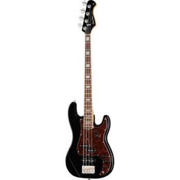 Harley Benton MV-4PJ Schwarz im Koffer