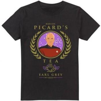 Star Trek: Camiseta Negra XL Conde Gris para Hombres