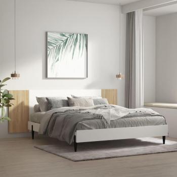 Cabecero de Pared en Madera Blanca