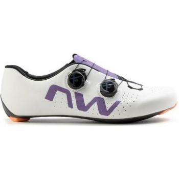 Northwave Veloce Extreme Road Cycling Footwear – Light Grey / Purple, UK 10 (Men)