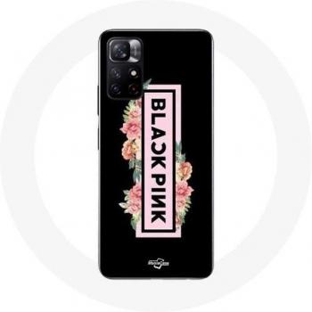 Coque de Blackpink para Xiaomi Redmi Note 11s 5G en rosa y negro