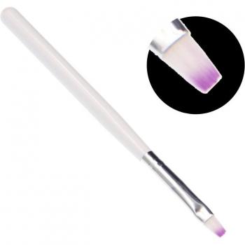 DIY Nail Art Brush with Purple Gradient for Gel Painting