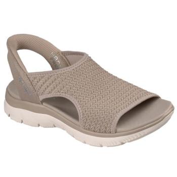 Summit Breeze Vegan Slip‑In Sandals, Size 6, Taupe