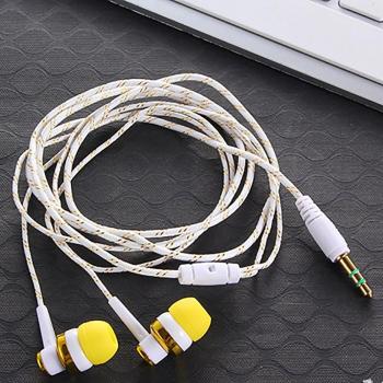 Stereo In-Ear Headset with Nylon Weave Cable