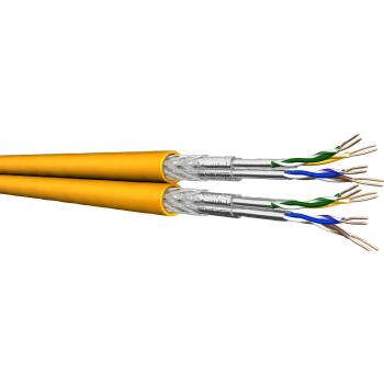 DRAKA UC1500 HS22 2x4P Cat.7A gelb S/FTP – Datenkabel 60088517-Dca-T500 (1 m)