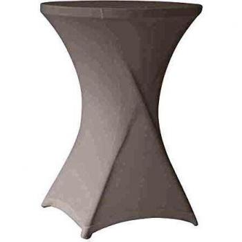 Housse de Protection Élastique pour Table Cocktail 80