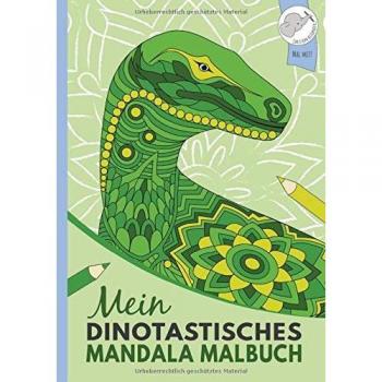Dinotastisches Mandala Malbuch für Kinder ab 10 Jahren