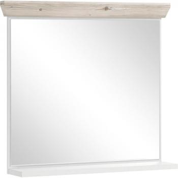 HOME AFFAIRE Badspiegel “Florenz” – 80 cm, weiße Pinie Dekor
