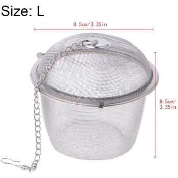 Durable Silver Tea and Spice Strainer