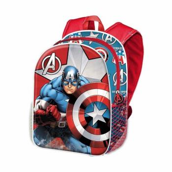 Sac à dos scolaire 3D Captain America Gravity 31cm