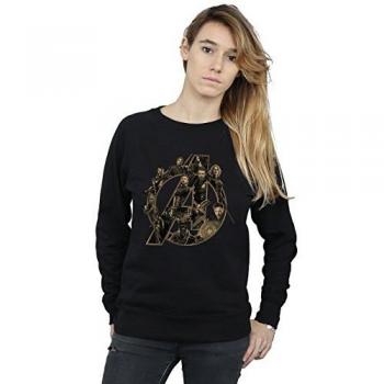 Sweat-shirt Marvel Avengers Noir