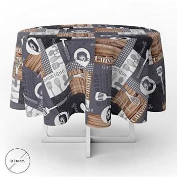 Nappe en Hule Ronde Ø 140 cm Cuisin