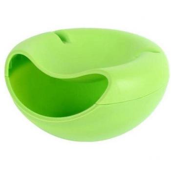 Mobile Snack Bowl with Dual Compartments