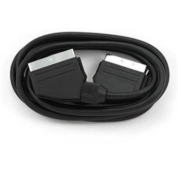 Cable EUROCONECTOR 1,8 m SCART (21-pin) Macho