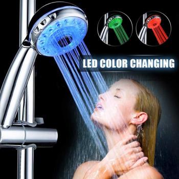 Ducha de Mano con Iluminación RGB y Modos Ajustables