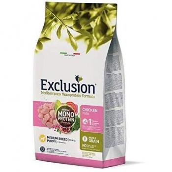 Dorado Exclusion Mediterranean Monoprotein Noble Grain Puppy Medium Breed with Chicken Dry Dog Food 3kg Dorado Dorado