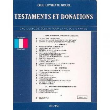 TESTAMENTS ET DONATIONS