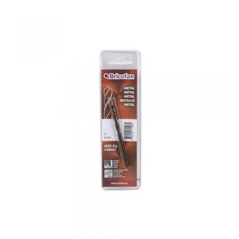 Broca HSS CO (Cobalto) 7 mm Bricofan para Hierros y Aceros