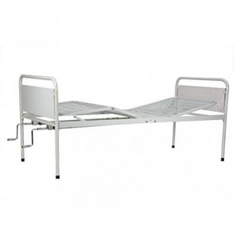 Letto da degenza manuale a due manovelle