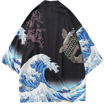 Tops Kimono con Diseño Solar