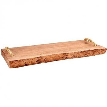 Vassoio in Legno di Gomma per Trasporto Pasti