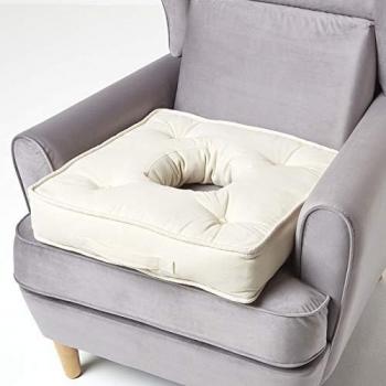 Pillow Float Velvet Cotton Beige