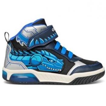 Sneakers éclairées GeoX Inek Kids Bleu