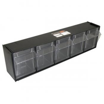 StockBox 5-in-1 wandopslag met kantelbare bakjes