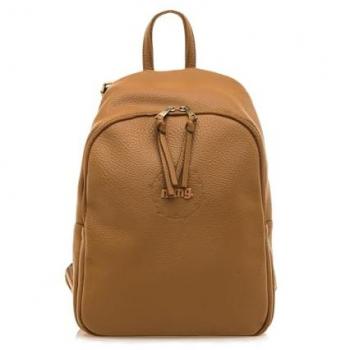 Mustang Chic Mochila de Mujer con Toque Boho y Color Marrón