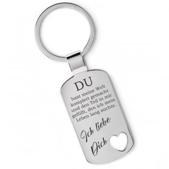 Lieblingsmensch Schlüsselanhänger aus Metall
