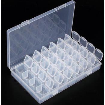 Set Caja Plástica 28 Secciones para Tabletas y Piezas de Arte