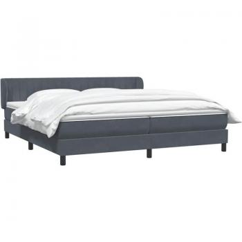 VidaXL Boxspringbett Samt 180x210 cm in Grau