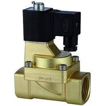 Riegler 2/2-Wege-Magnetventil, NO, Messing, 230 V, 50 Hz, G 3/4, PN 0,5-7 bar