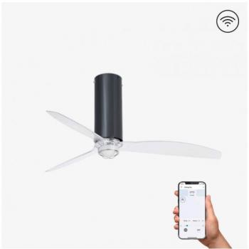 Deckenventilator Tube FAN schwarz/transparent mit DC Motor von FARO