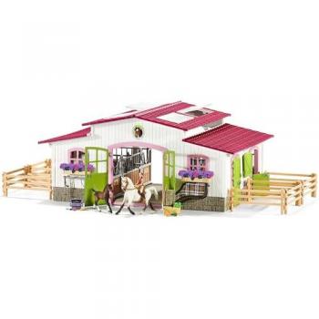 Centre Équestre Schleich avec Cavalière et Chevaux