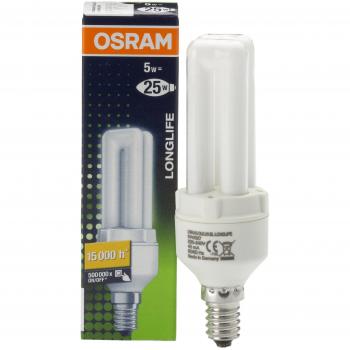 LED de bajo consumo 5W E27 Osram Dulux