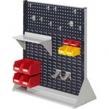 Stellwand RasterPlan Gr. 3 – RAL 7035/RAL 7016 mit 2‑seitiger Ausstattung