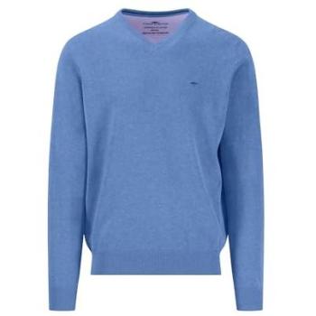 V‑Neck Crystal Blue Sweater – 2XL (Men)