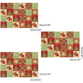 24pcs Holiday Tile Stickers for Wall and Floor Decoration
