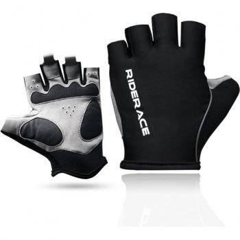 Men's and Women's Half Finger Cycling Gloves with Washable Features