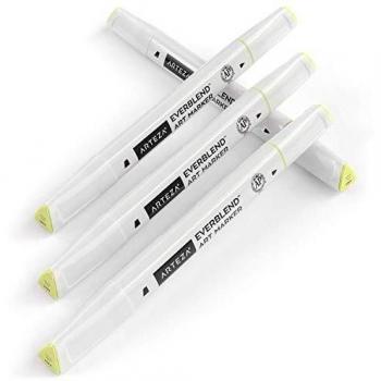 Feutres à alcool double pointe EverBlend | Jaune néon A301