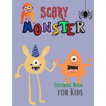 Yoneli, Beth: Scary Monster Coloring Book for Kids