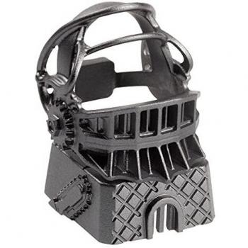 ZOMOPLUS Trousseau de Touches Aluminium Gris Anthracite