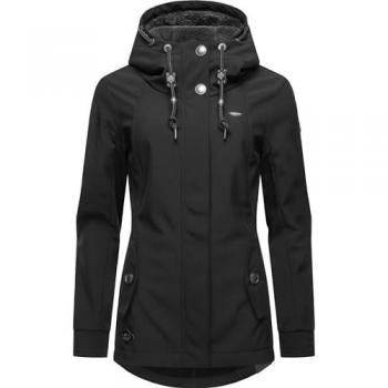 Softshell Damenjacke Ragwear Monadde 4XL Schwarz