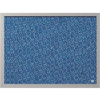 Bi-Office Blue Bells Pearl Noticeboard Aluminium Frame 600x450mm