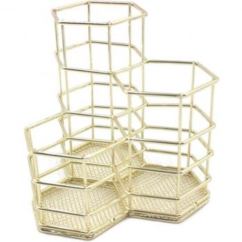 Plating Diamond Makeup Brush Holder