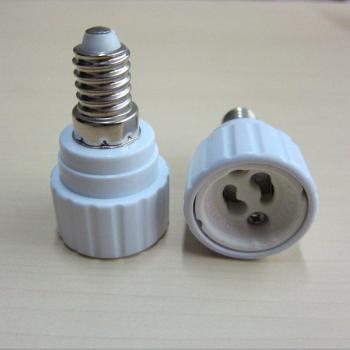 6pcs E14 to GU10 Light Bulb Adapter