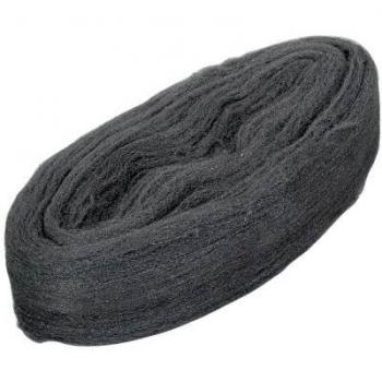 Laine d'acier 6098000 g Wolfcraft, finesse 1, Pack 200 Argent
