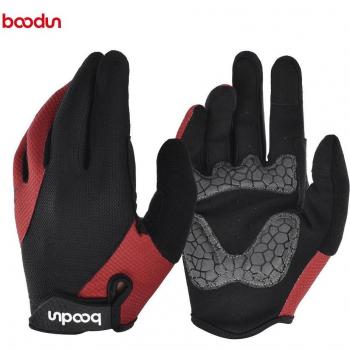 Guantes de Ciclismo Boodun, Dedo Completo, para MTB y Pesca, A Prueba de Golpes